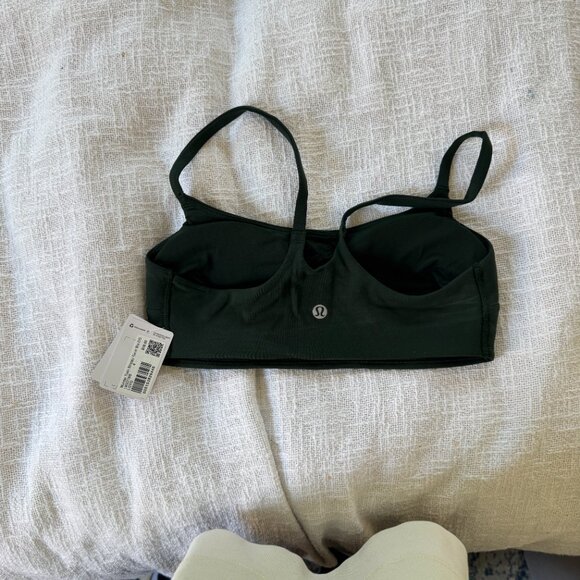 *NWT* Lululemon Wunder Train Strappy Racer Bra C/D Cup - Legacy Green - Picture 4 of 4